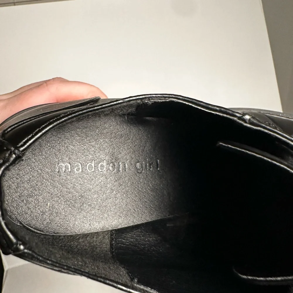 Madden Girl Keeperr Oxford Chunky Heel Lace-Up Women's Shoes size 8.5 - Picture 7 of 8